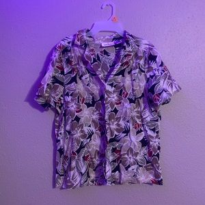floral button up